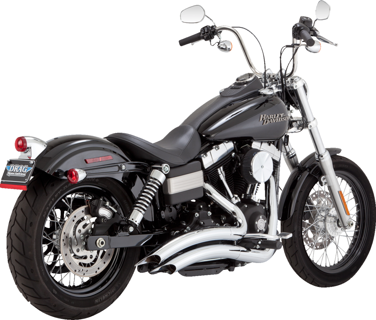 VANCE & HINES Big Radius Exhaust System - Chrome 23371