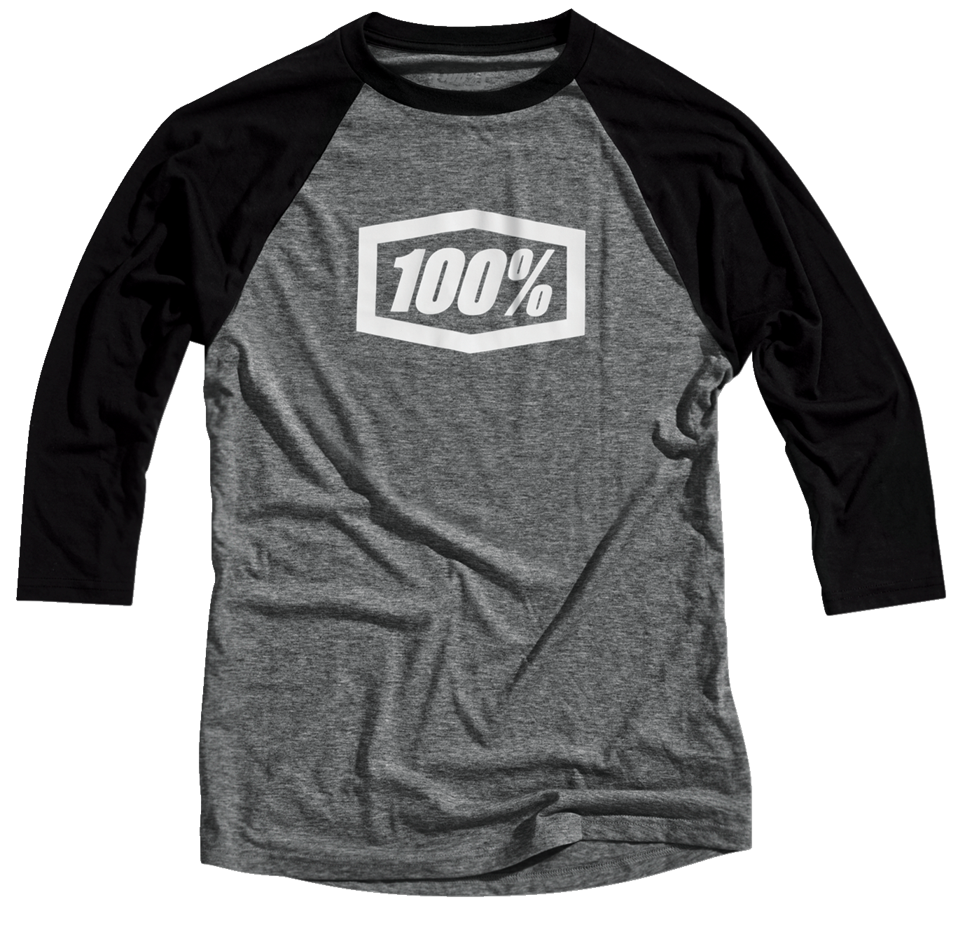 100% Tech Icon 3/4 Sleeve T-Shirt - Black - Small 20012-00000