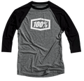 100% Tech Icon 3/4 Sleeve T-Shirt - Black - Medium 20012-00001