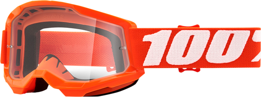 100% Youth Strata 2 Goggles - Orange - Clear 50031-00005