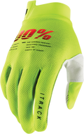 100% Youth iTrack Gloves - Fluo Yellow - XL 10009-00007
