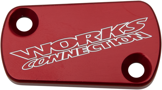 WORKS CONNECTION Clutch Cover - Red 21-151