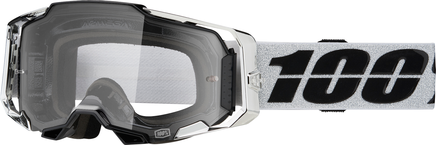 100% Armega Goggles - Atac - Clear 50004-00016