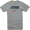 ALPINESTARS Angle Combo T-Shirt - Heather Gray - Large 1119720001026L