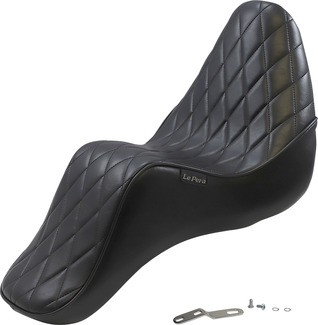 LE PERA Cherokee Seat - Diamond - Black - Softail '18+ LYB-020DM