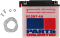 Parts Unlimited Conventional Battery 12n7-4a