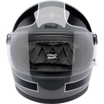 BILTWELL Gringo S Helmet - Tracker - Gloss Storm Gray/Black - Medium 1003-562-503