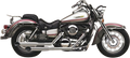 COBRA Classic Deluxe Exhaust - Chrome - VN1500 4569SC