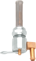 DRAG SPECIALTIES Down Round Petcock - Chrome 1/4" OUTLET, 5/16" BARB 03-1974