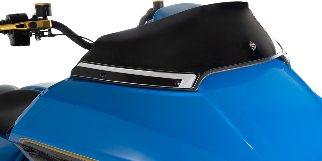 KLOCK WERKS Flare™ Windshield - 6" - Black - FLTR KWW-01-0403