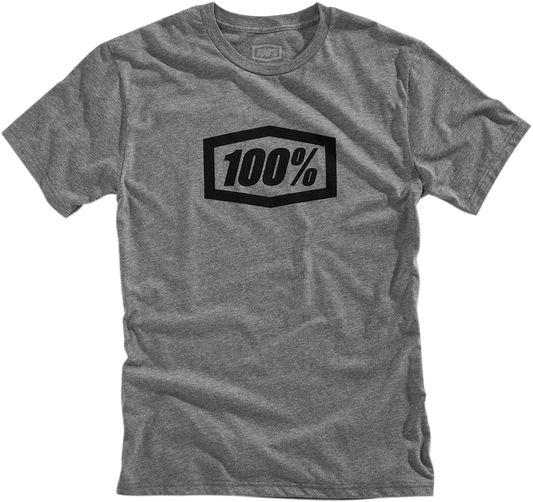 100% Icon T-Shirt - Heather Gray - Large 20000-00027