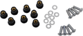 PUIG HI-TECH PARTS Windscreen Screw Kit - Silver 0957P