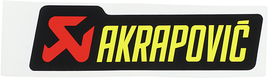 AKRAPOVIC Replacement Sticker P-HST2AL 4320-0827