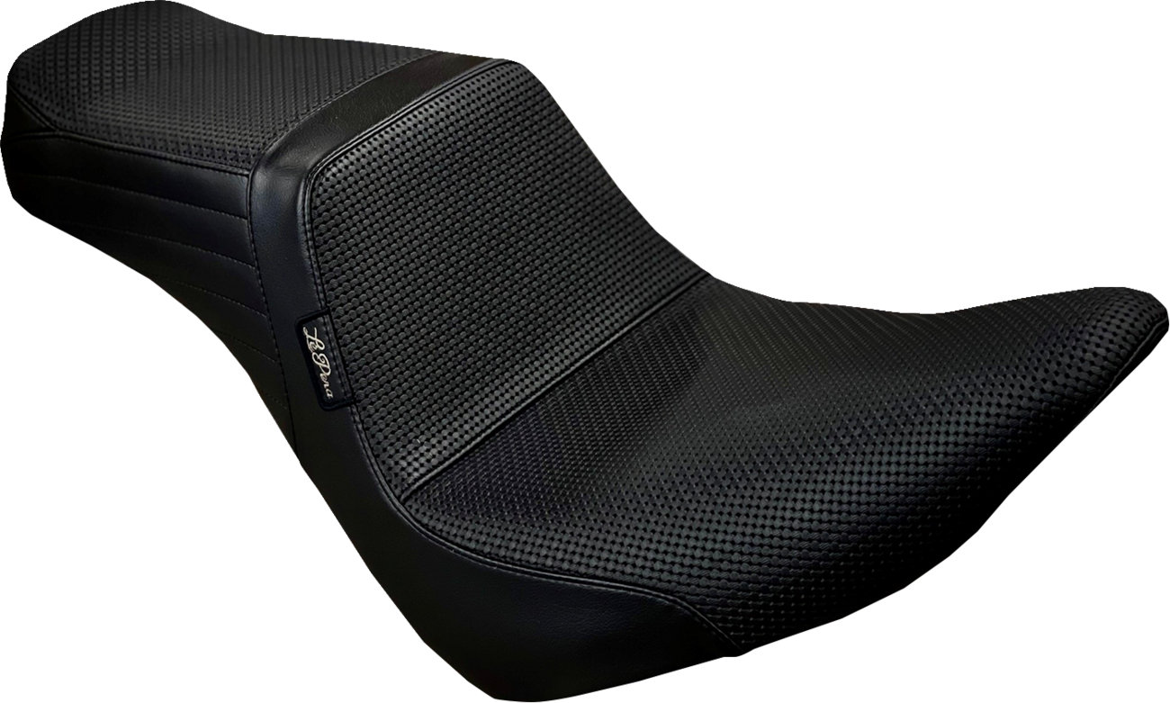 LE PERA Tailwhip Seat - Basketweave - Black - FXLR/FLSB '18-'22 LYR-580BW