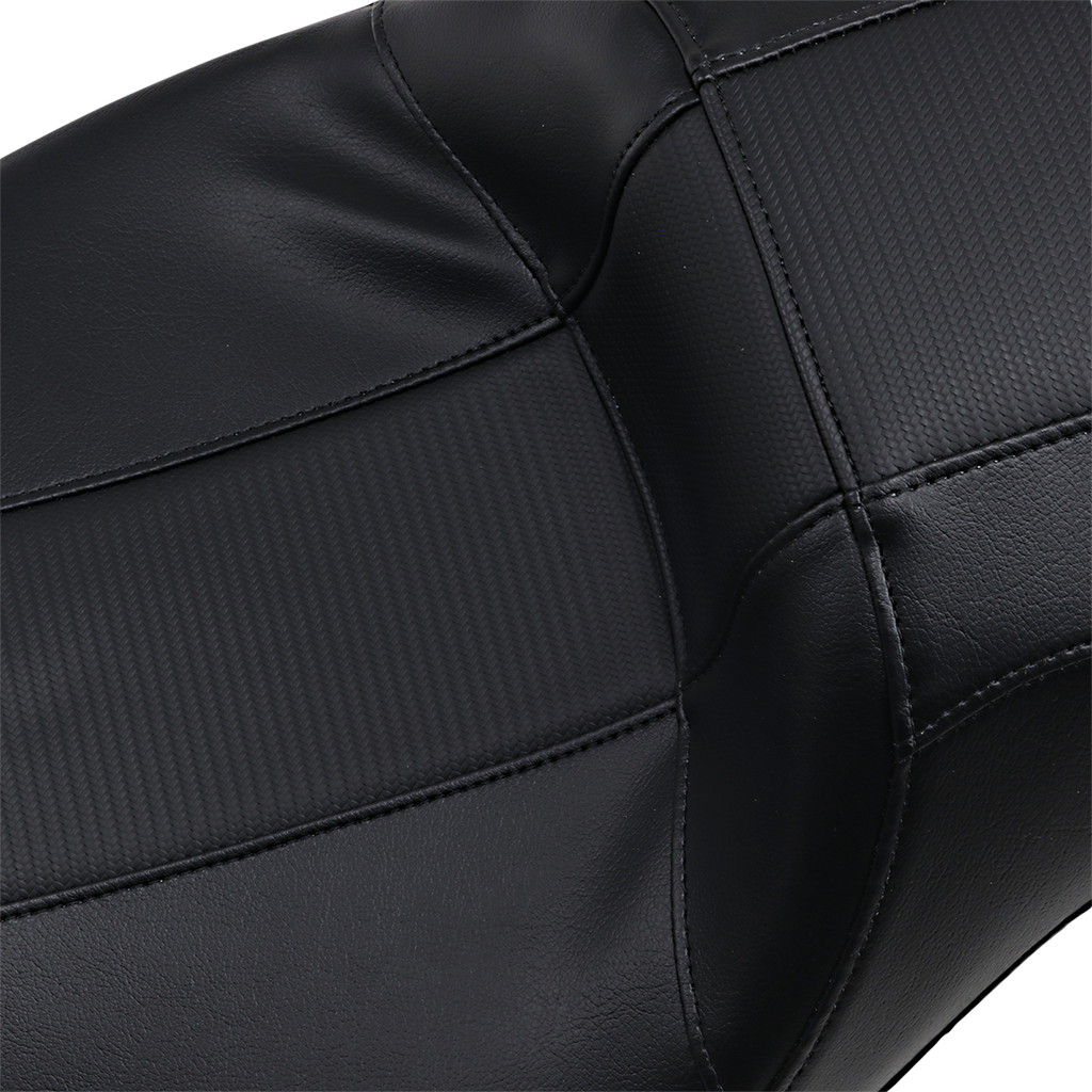 LE PERA Outcast Daddy Long Legs Seat - 2-Up - Without Backrest - Carbon Fiber - Black - FLH LK-997DLGT3