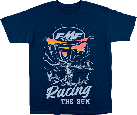 FMF Outsider T-Shirt - Navy - Large FA22118908NVYL 3030-22443