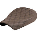 SADDLEMEN Solo Seat - Lattice Stitch - Brown - Sportster S '21-'25 821-36-002BLS
