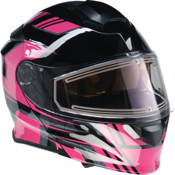 Z1R Solaris 2.0 Helmet - First Tracks - Electric - Dual Pane - Black/Pink - Small 0120-0844