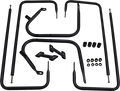 DRAG SPECIALTIES Saddlebag Rail - Black - FLT '97 - '08 21042B