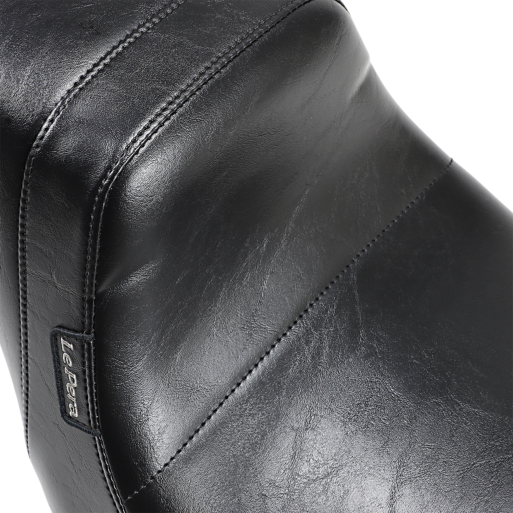 LE PERA Daytona 2-Up Seat - Without Backrest - Smooth - Black - FLFB LYO-543S
