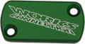 WORKS CONNECTION Brake Cover - Billet - Green 21-110