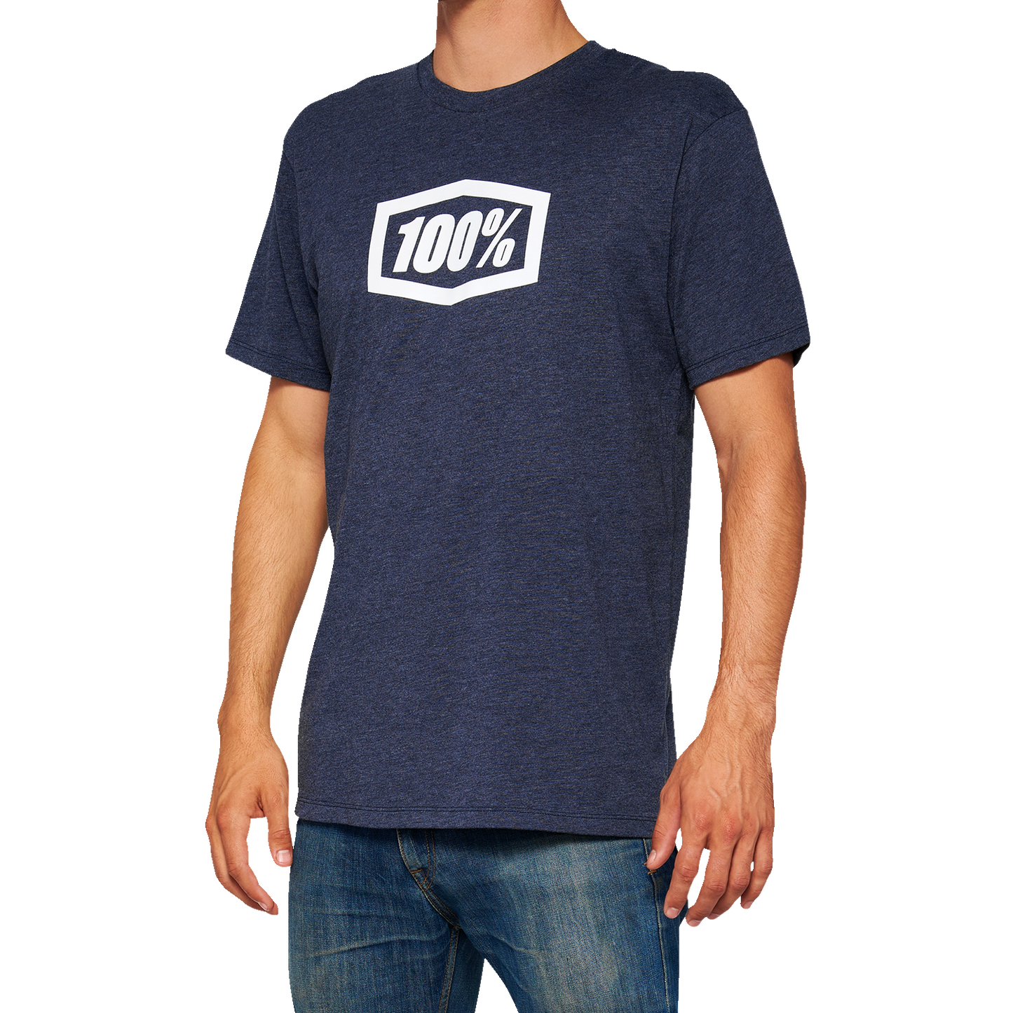 100% Icon T-Shirt - Navy - Small 20000-00045