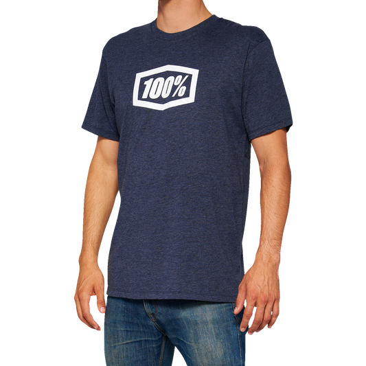 100% Icon T-Shirt - Navy - Small 20000-00045