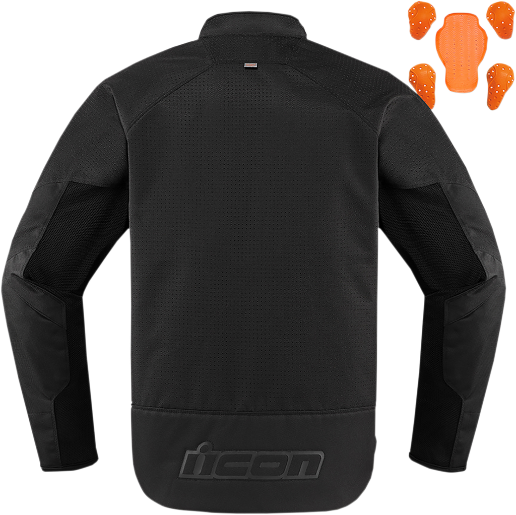 ICON Hooligan Perf Jacket - Stealth - Large 2820-5277