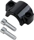 KLOCK WERKS Lower Fork Leg/Axle Cap - Black KWS-01-0010-B