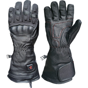 GERBING HEATED CLOTHING 7 V Hard Knuckle Battery Heated Gloves - Black - Small GERGVHK7VBS
