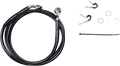 DRAG SPECIALTIES Brake Line - Front - Black - +6" - XL 660310-6BLK