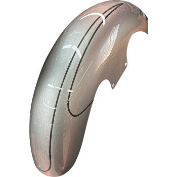 PAUL YAFFE BAGGER NATION DEI Front Fender - OEM - 19" Wheel - With Black Adapters PYO:DEI-OEM-23CVO-B