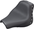 SADDLEMEN Seat - Renegade Solo - Black - Studded 818-28-001