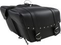 SADDLEMEN Highwayman Rivet Slant-Style Saddlebags - Large X021-03-041