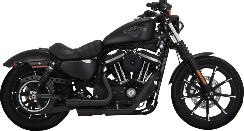 VANCE & HINES Mini Grenades Exhaust System - Black Iron  1200 /883  46374