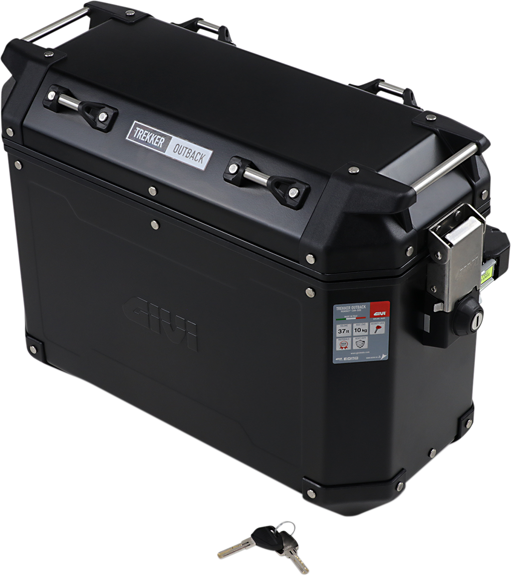 GIVI Outback Case - Left - Black - 37 liter OBKN37BLA