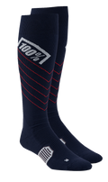 100% Hi-Side Performance Socks - Navy - Small/Medium 20054-00003