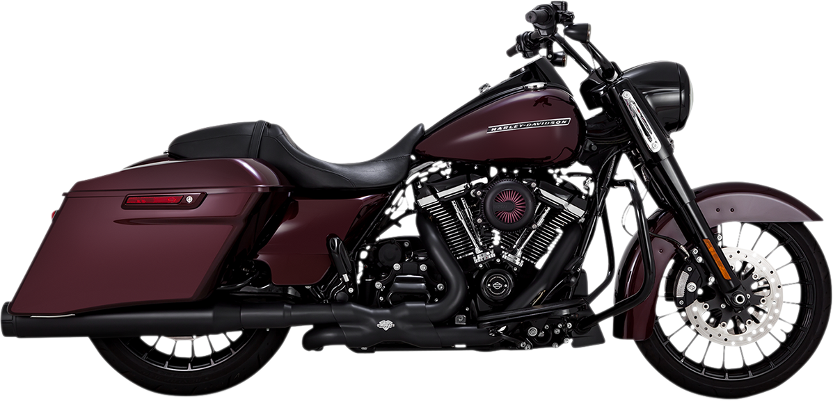 VANCE & HINES 4.5" Torquer Mufflers for FL - Black fits  road glide and Road King models  2017-2024    46674