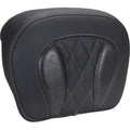 MUSTANG Chopped Tour-Pak® Pad - Gunmetal Stitching - FLH/FLT '23-'25 88440GM