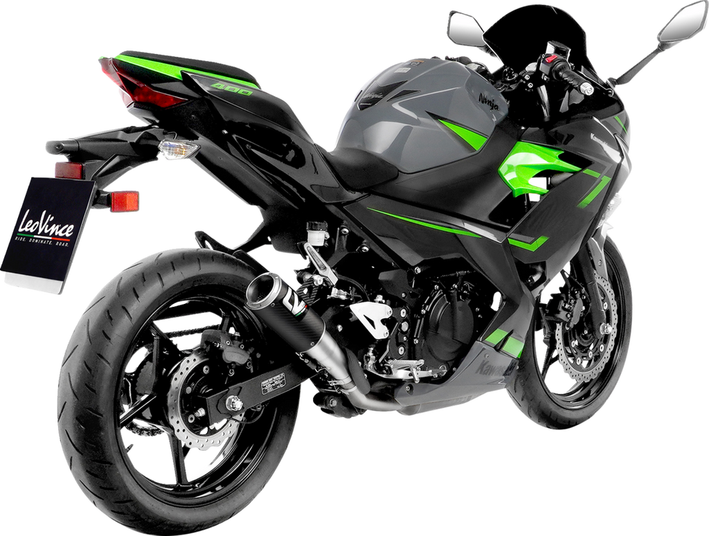LEOVLEOVINCE LV Corsa Muffler - Carbon Fiber  Ninja 400/500 2018-2024-2025 15400CU 1811-4304
