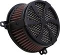 COBRA Swept Air Filter - Black - Bolt 06-0267-01B