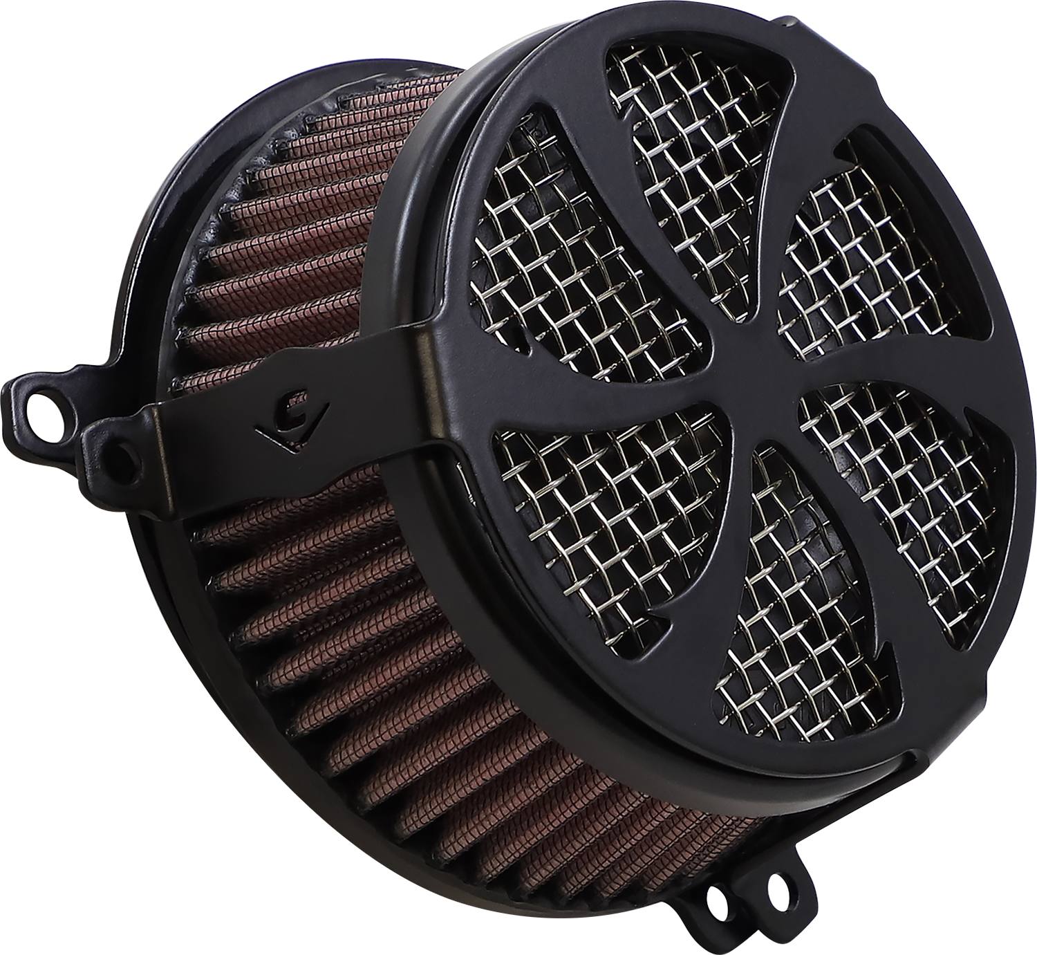 COBRA Swept Air Filter - Black - Bolt 06-0267-01B