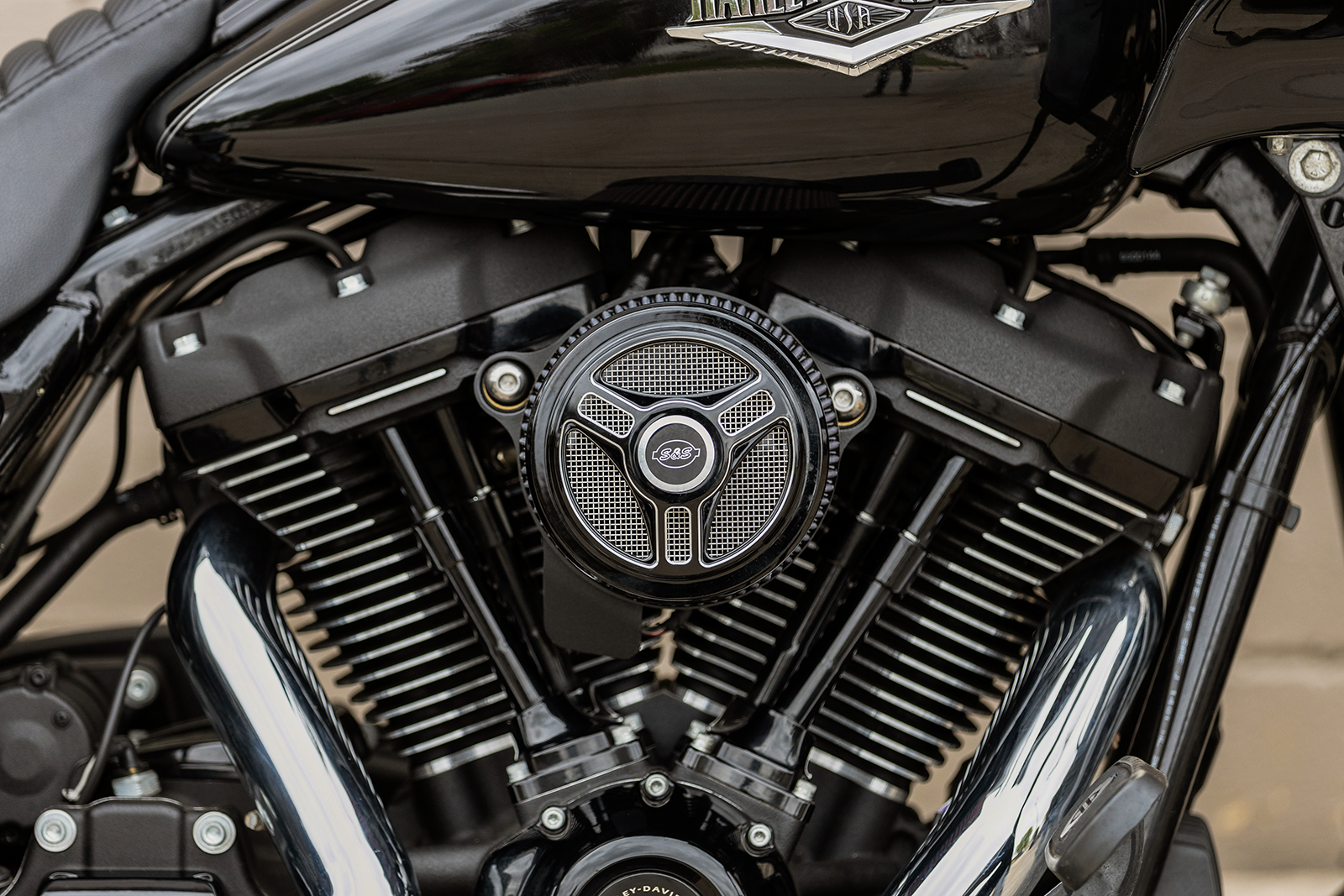 S&S CYCLE Triple-Spoke Air Cleaner Cover 170-0210