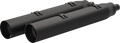 KHROME WERKS 4-1/2" War Hammer Mufflers - Black 202225