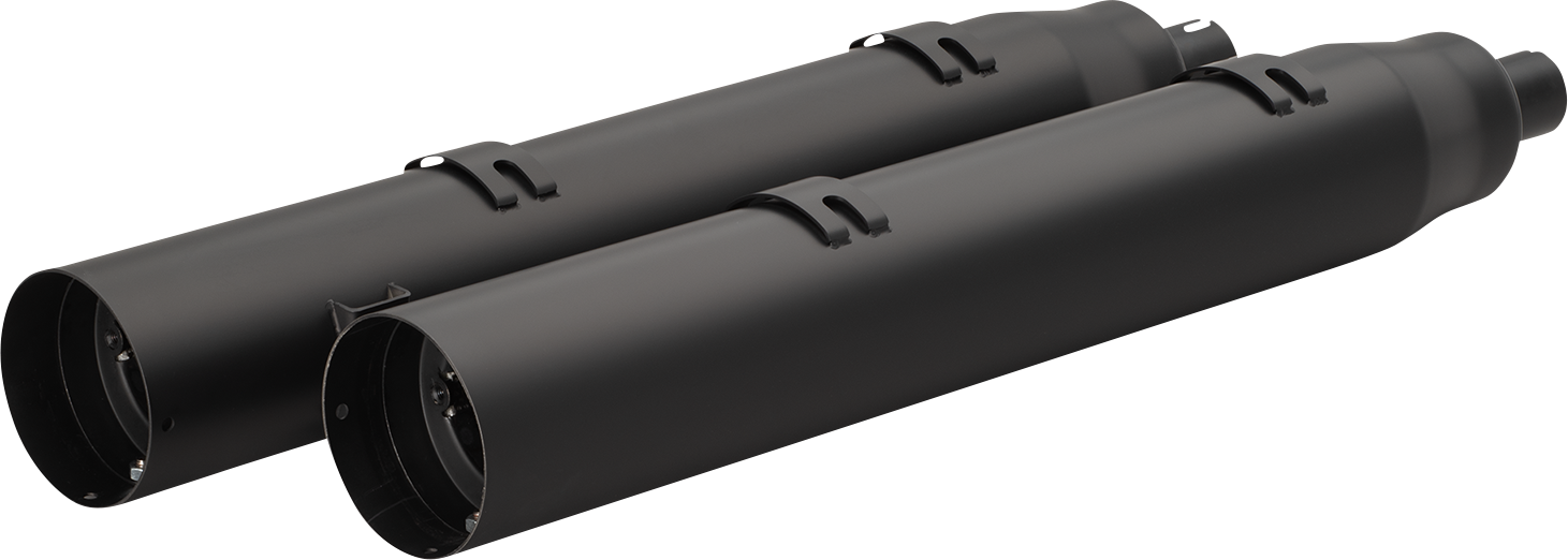 KHROME WERKS 4-1/2" War Hammer Mufflers - Black 202225