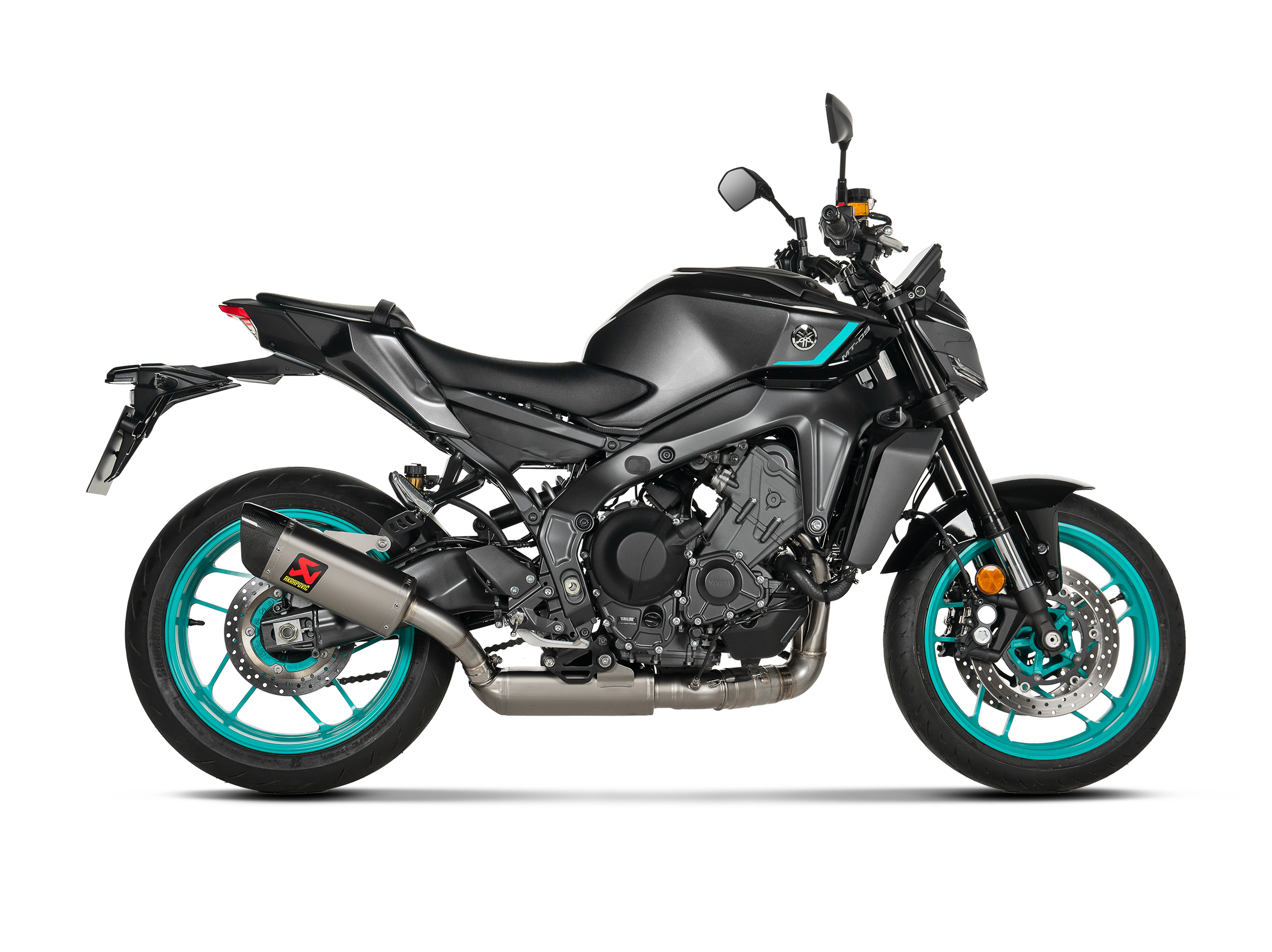 AKRAPOVIC 2024  APPROVED RACING STEEL TITANIUM COMPLETE EXHAUST YAMAHA MT-09 / FZ-09 2024 S-Y9R15-HAPT/2