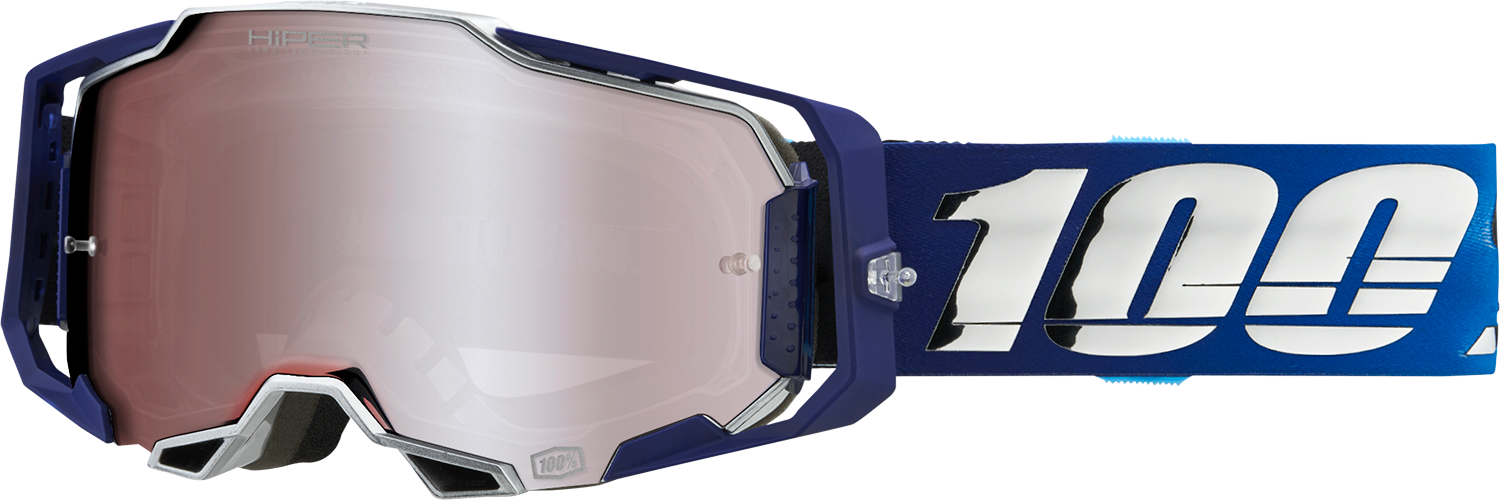 100% Armega Goggles - Novel - HiPER Silver Mirror 50003-00006