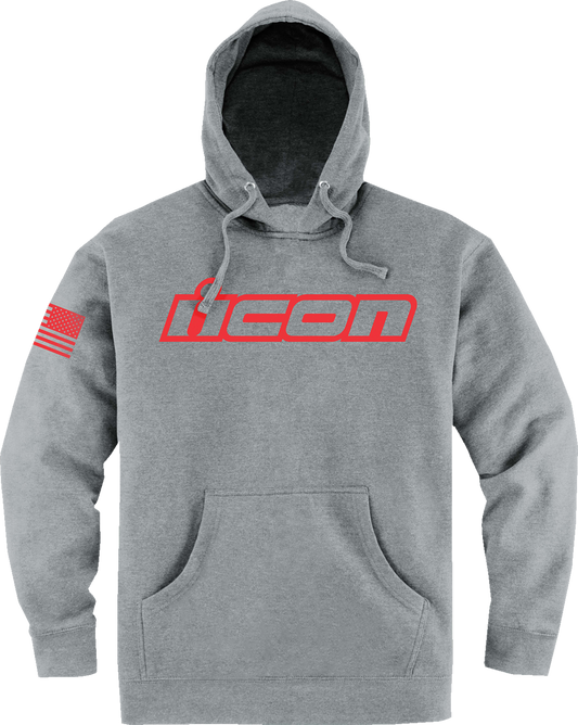 ICON Clasicon™ Hoodie - Heather Gray - Small 3050-6527