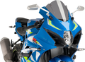 PUIG HI-TECH PARTS Race Windscreen - Dark Smoke - Suzuki 9013F