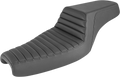 SADDLEMEN Step-Up Seat - Front Tuck-n-Roll - Black - XL 807-11-171